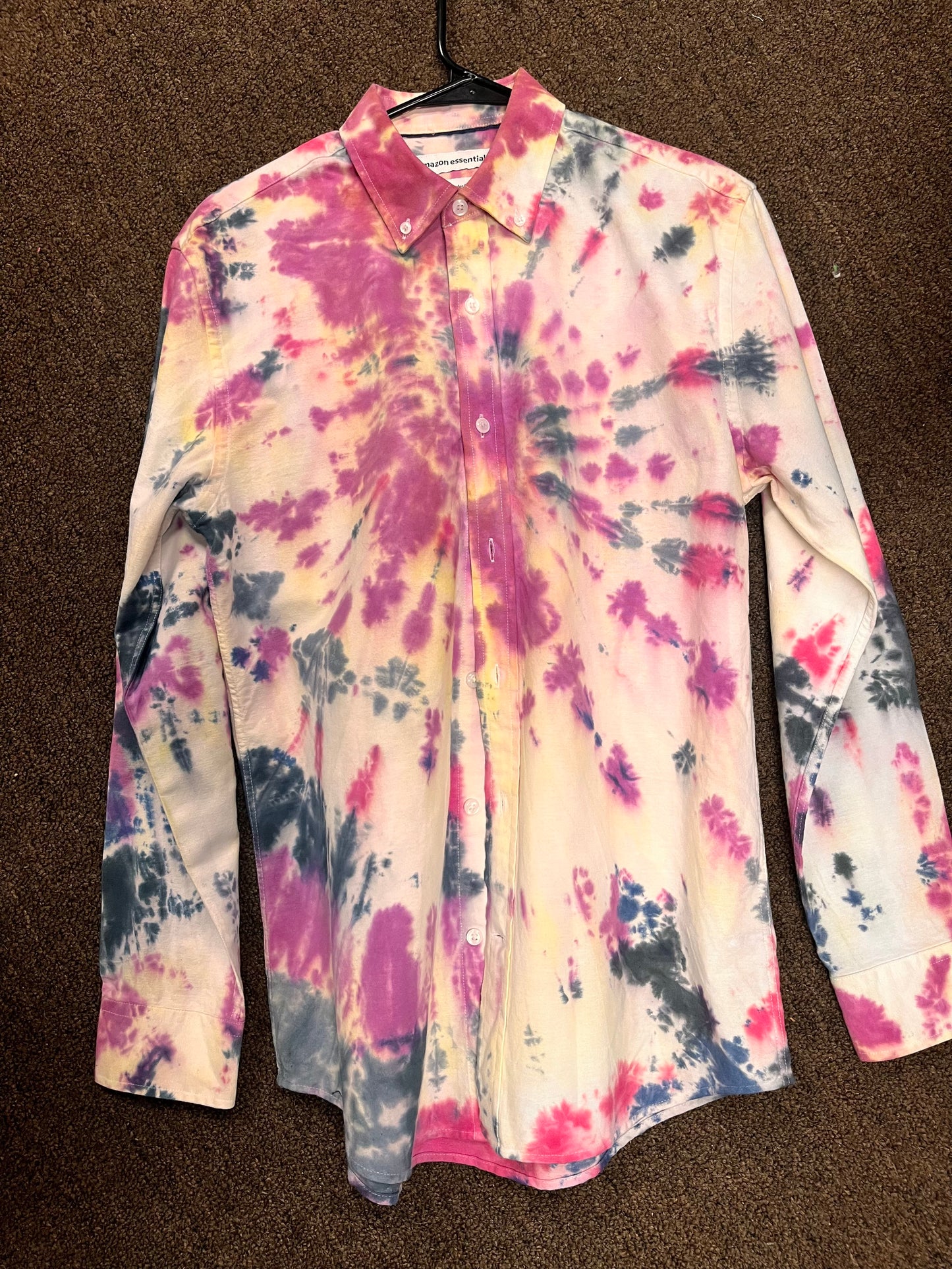 Adult Long Sleeve Button Down Oxford Cloth