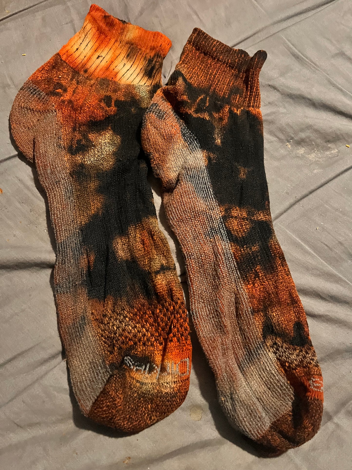 Socks - reverse tie dye SHORT