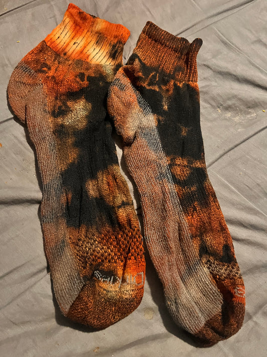 Socks - reverse tie dye SHORT